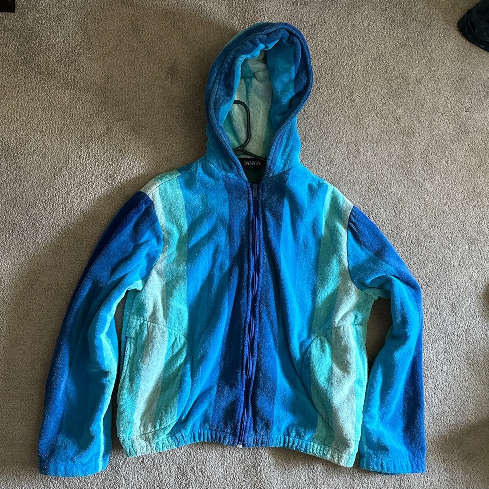 Multicolor stripped hoodie